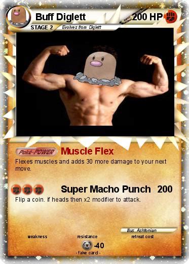 Pokémon Buff Diglett 7 7 Muscle Flex My Pokemon Card