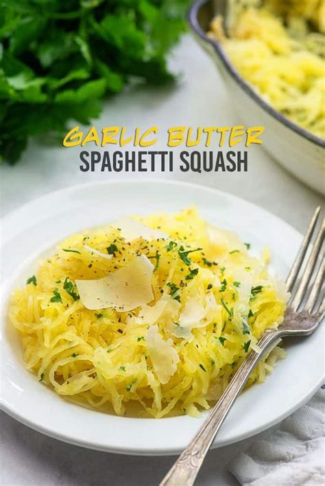 Garlic Parmesan Spaghetti Squash That Low Carb Life