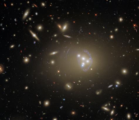 Hubble Observes Massive Galaxy Cluster Abell 3827 Scinews