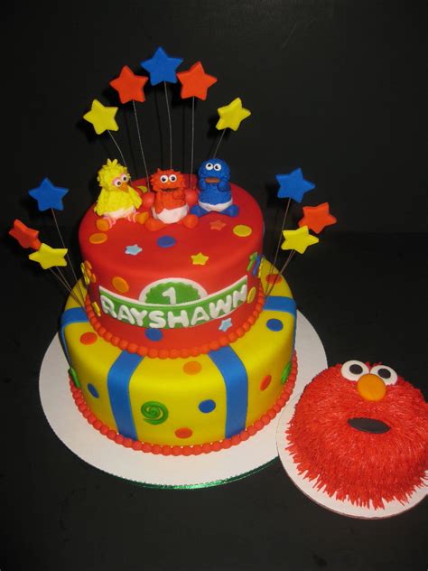 Rayshawns Baby Sesame Street Cake And Smash Cake
