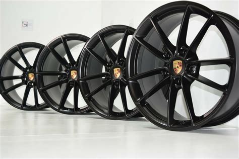 20″ 21″ Porsche Carrera 992 Classic Wheels Rims Factory Oem Satin Black
