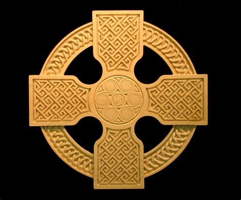 Wood Carved Celtic Cross Celtic Patterns Cross Patterns Celtic Weave
