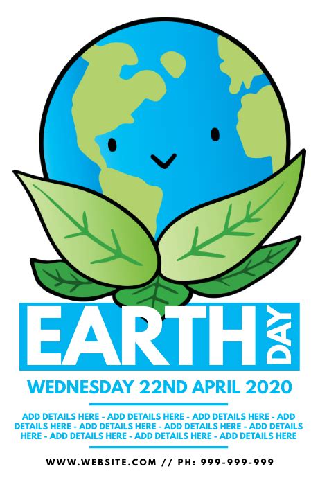 Earth Day Poster Template Postermywall