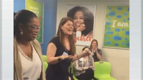 Oprah Winfrey Surprises Weight Watchers Members Good Morning America