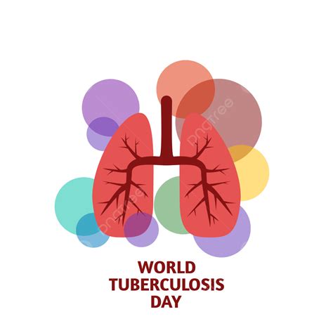 Lungs Tuberculosis Vector Hd Images World Tuberculosis With Lung And