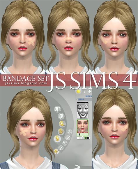 Kalewa A Kawaii Bandages • Sims 4 Downloads Sims 4 Cc Sims Sims 4