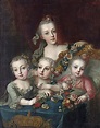 Portrait of the children of the Austrian Empress Maria Theresa ...