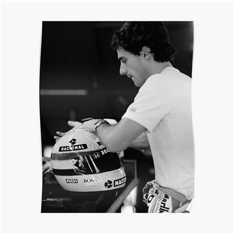 Ayrton Senna Poster For Sale By Marianalpc Redbubble