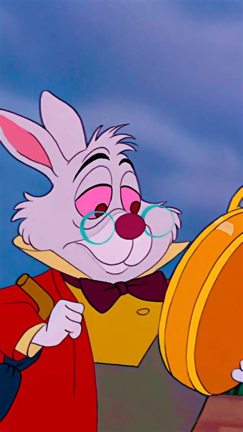 White Rabbit ~ Alice In Wonderland 1951 Alice In Wonderland Disney