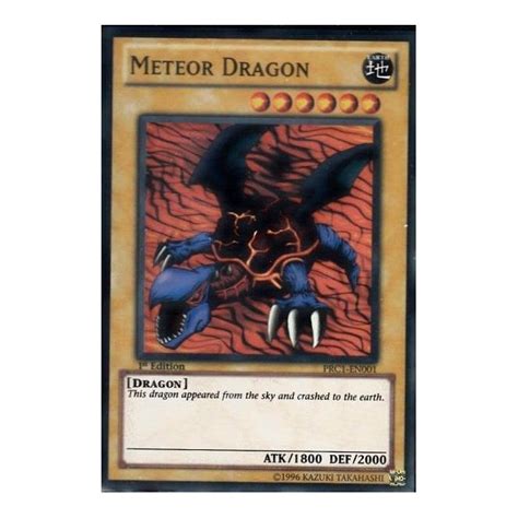 Yu Gi Oh Card Prc1 En001 Meteor Dragon Super Rare Chaos Cards