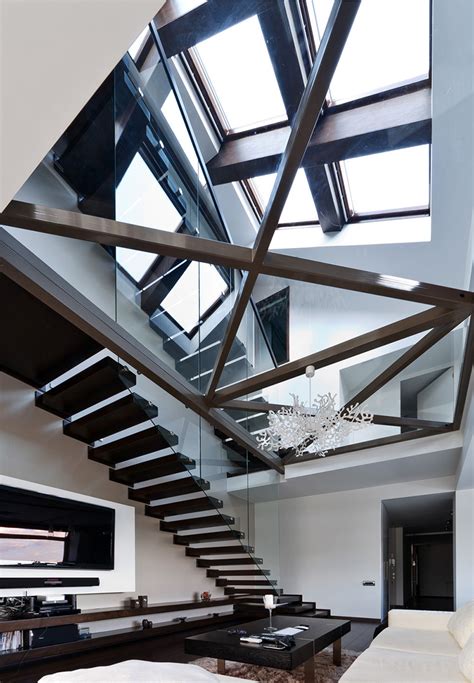 22 Sleek Glass Railings For The Stairs Home Design Lover