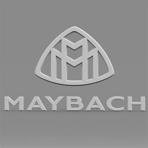 Maybach Logo 3d Model Cgtrader