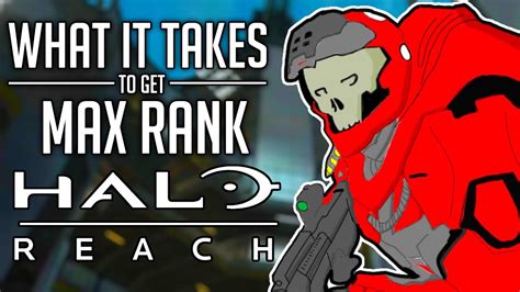 What It Takes To Get Max Rank In Halo Reach Inheritor Youtube
