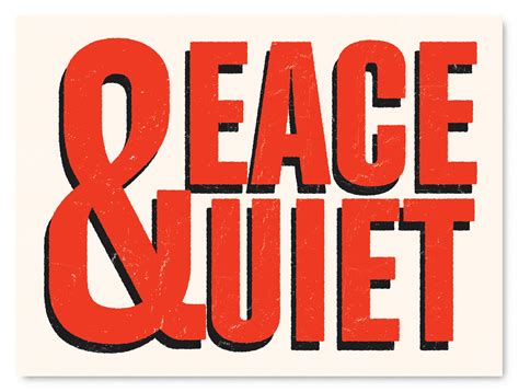 Peace And Quiet Unframed Printkins