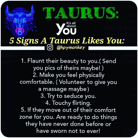 Its All About You ♈♉♊♋♌♍♎♏♐♑♒♓ On Instagram 5 Signs A Taurus Likes