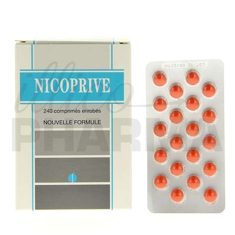 Nicoprive 240cpr Comprimé Pharmacie Française En Ligne Illicopharma
