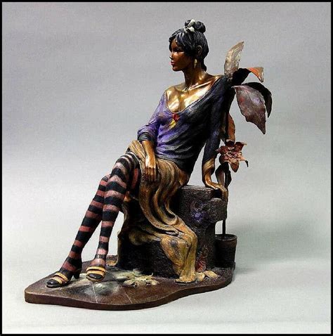 Isaac Maimon Isaac Maimon Full Round Bronze Sculpture Monique Female