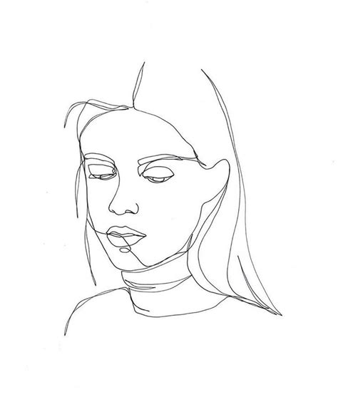🐢neck Season Illustration Illustrator Oneline Drawing Onelinedrawing Portrait Woman Face