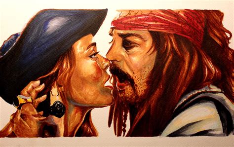 Jack Sparrow And Elizabeth Swann By Razamataz20 On Deviantart