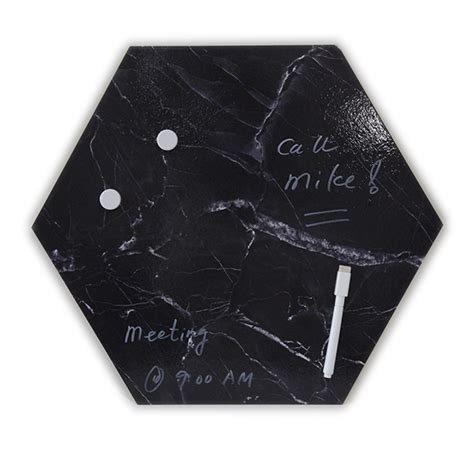 Hexagon Magnetic Board With Marble Printing Scratch Maps Cork Globes