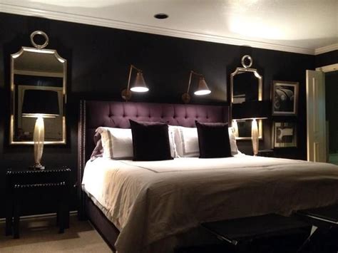 Purple And Black Bedrooms Lavish Black Bedrooms For Gothic Inspired