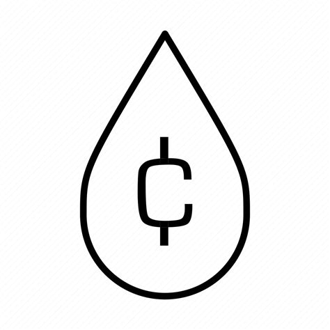 Cash Cents Money Water Bill Water Conservation Water Droplet Icon