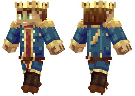 Blue King Minecraft Skins