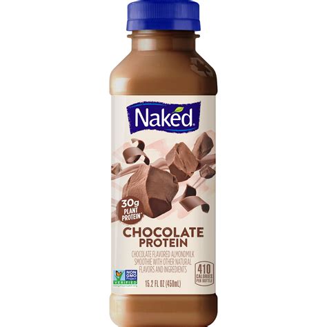 Naked Chocolate Protein Almondmilk Smoothie SmartLabel