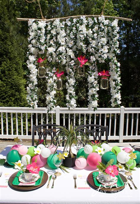 Tropical Bridal Shower Idea Palm Trees And Paradise Bridal Brunch