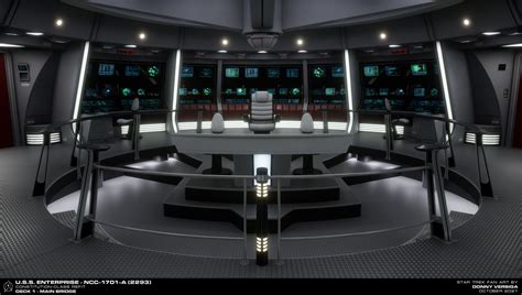Donny Versiga Uss Enterprise Ncc 1701 A Main Bridge Star Trek