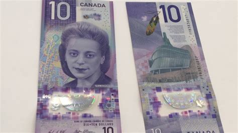 New Canadian 10 Bill Features Woman Of Colour Ctv News