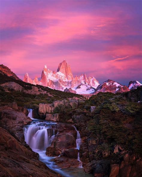 Patagonia Argentina Travel Mountain River Beautiful Nature Scenes