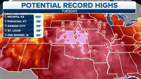 Record Heat In Plains Southeast To Bring Low Triple Digit High Temperatures Verve Times
