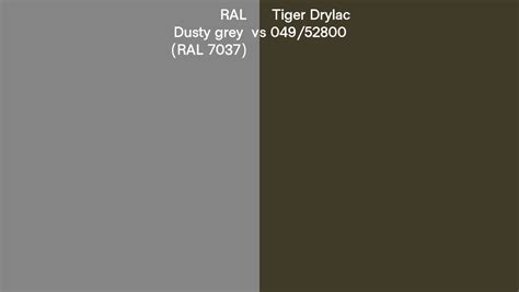Ral Dusty Grey Ral Vs Tiger Drylac Side By Side Comparison