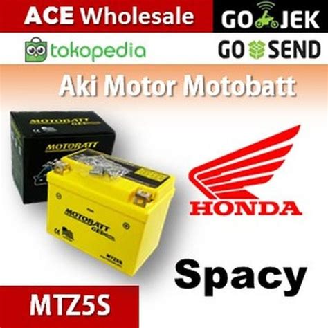 Jual TOP Aki Kering Spacy Fi Honda MOTOBATT MTZ5S Accu Gel Motor AB Di