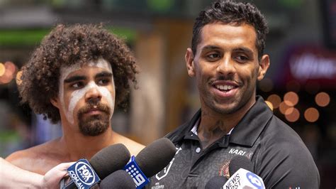He plays at wing and fullback. Indigenous v Maori All Stars: Josh Addo-Carr Aboriginal ...