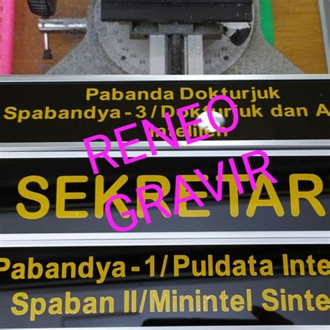 Jual Papan Nama Ruangan Shopee Indonesia