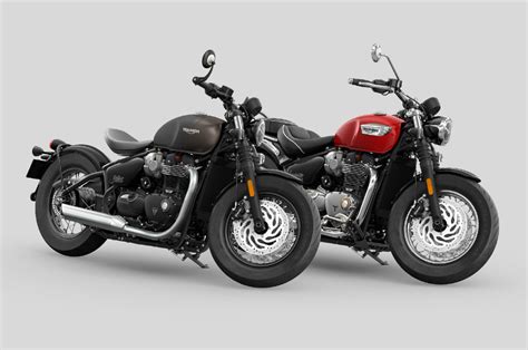 Bs6 Triumph Bonneville Bobber Speedmaster Unveiled Autocar India