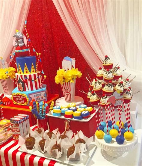 Circus Carnival Baby Shower Party Ideas Photo 4 Of 11 Dumbo