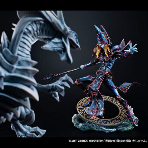 Yu Gi Oh Duel Monsters Statuette Pvc Art Works Monsters Black Magician 23 Cm Megahouse