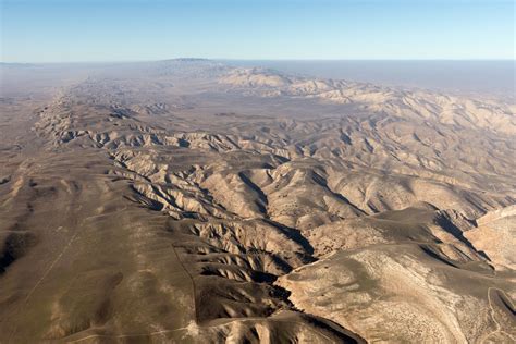 Aerial View Of A Portion Of The San Andreas Fault In Californias