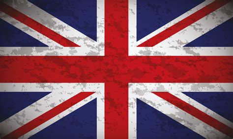 United Kingdom Flag Wallpaper Union Jack Wall Mural With Aging Effect