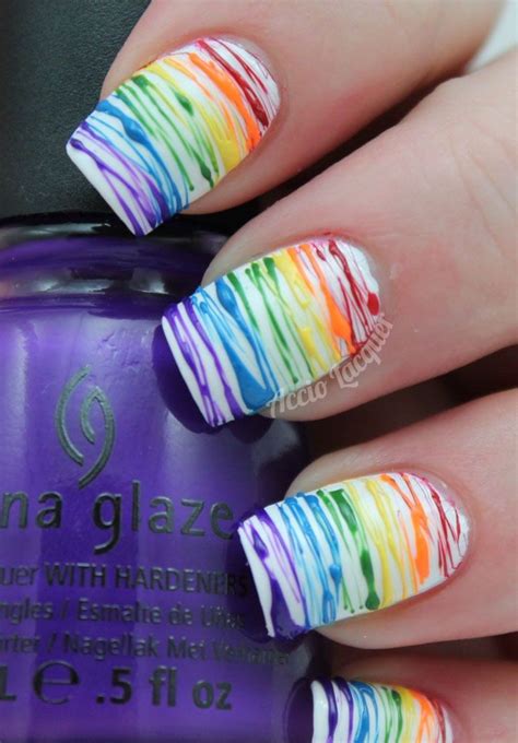 Rainbow Rainbow Nail Art Nail Art Tutorial Cute Nail