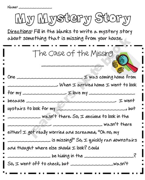 Free Printable Short Mystery Stories For Elementary Students Story Guest