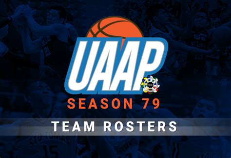 Look Team Rosters For Uaap Season 79 Sports News The Philippine