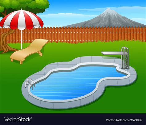 illustration of Swimming pool summer. Download a Free Preview or High