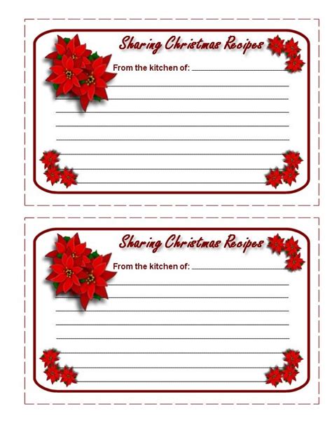 9 Best Printable Templates Christmas Recipe Pdf For Free At Printablee