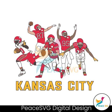 Kansas City Chiefs Football Player Svg Peacesvg