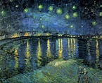 1888 Van Gogh La Nuit étoilée The Starlight night,Huile sur toile, 72 ...