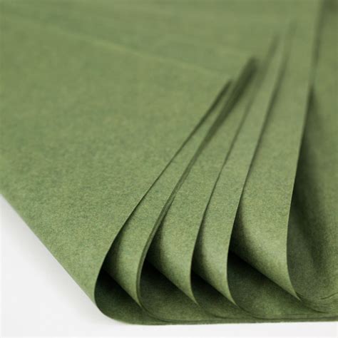 Olive Green Tissue Paper Sheets In Bulk Premium Quality And Etsy